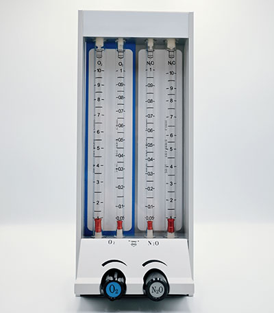 Flowmeter O₂ N₂O Four tube